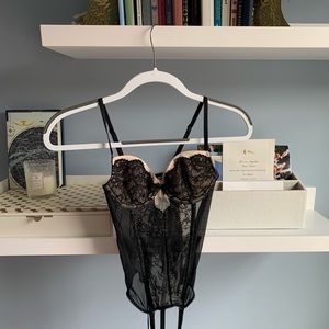 Sexy Black Victoria’s Secret Corset
